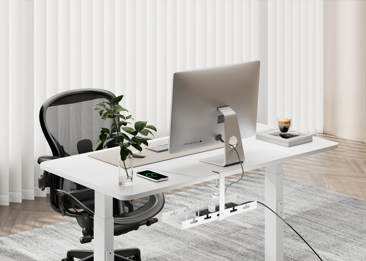 Clamp-On Under Desk Cable Management Tray (CLAMP5) – ErgoYou