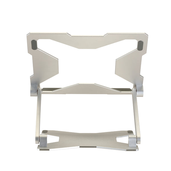 Laptop Stand | Portable Multi-Level Height and Angle Adjustable Laptop Riser | Silver & Black