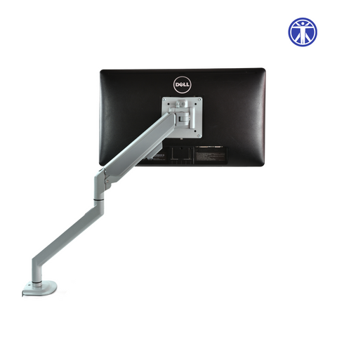 Adjustable Gas-Spring Monitor Stand | Single Screen (Clamp Mount)
