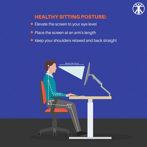 Single Motor | Height-Adjustable Standing Desk Frame (2 Stage) | SM4 Series