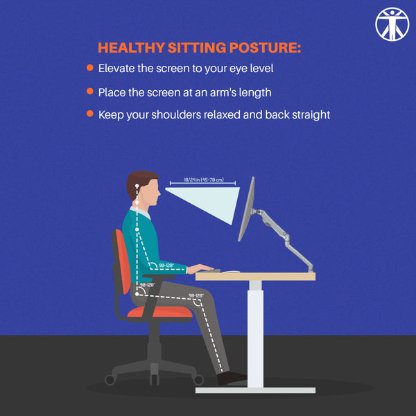 Single Motor | Height-Adjustable Standing Desk Frame (2 Stage) | SM3 Series