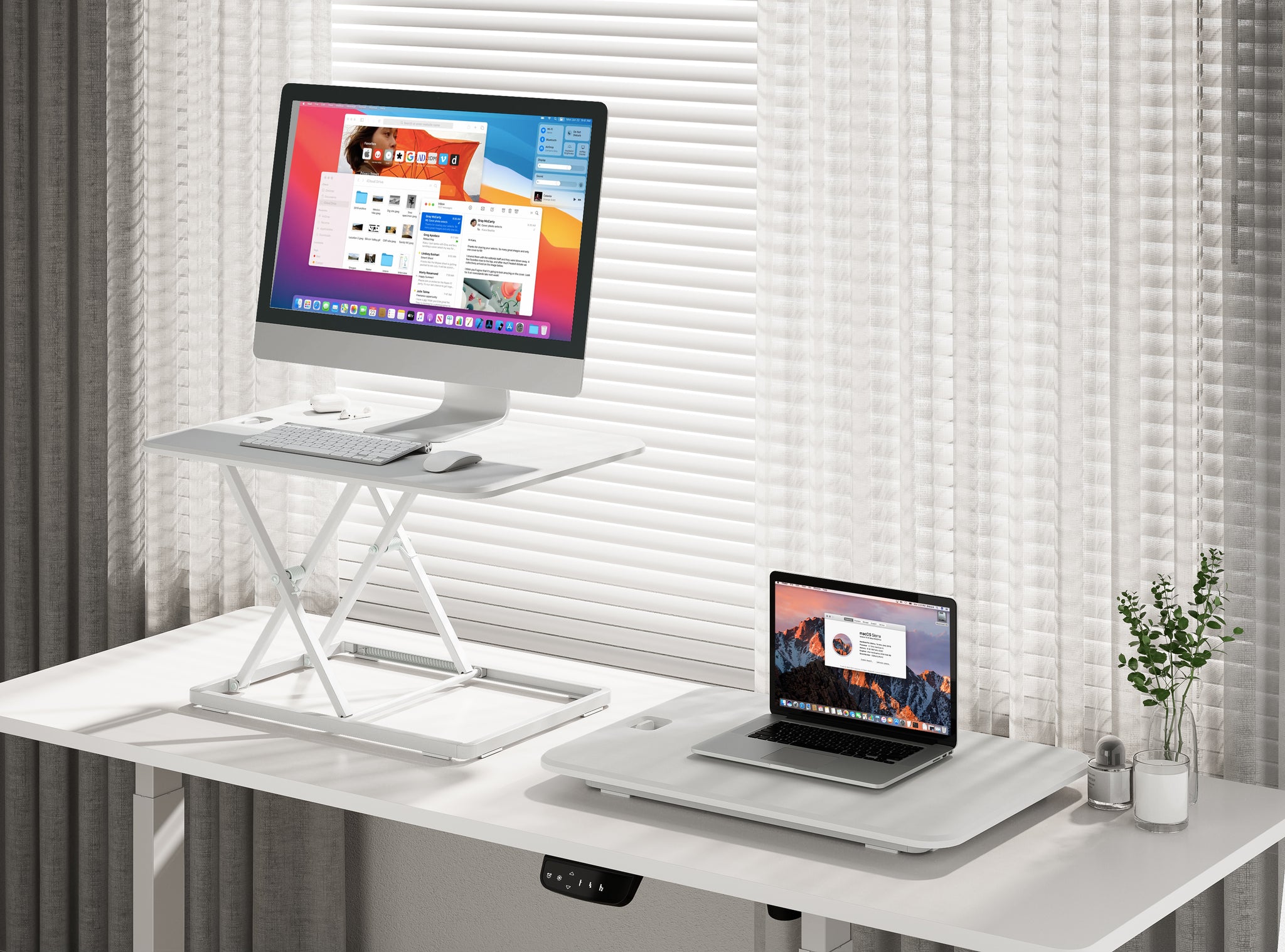 Pneumatic Gas Spring | Height Adjustable & Portable Standing Desk Conv ...