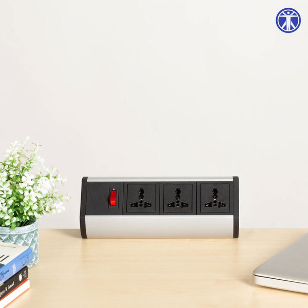 Desk Clamp Power Console | 3 Sockets