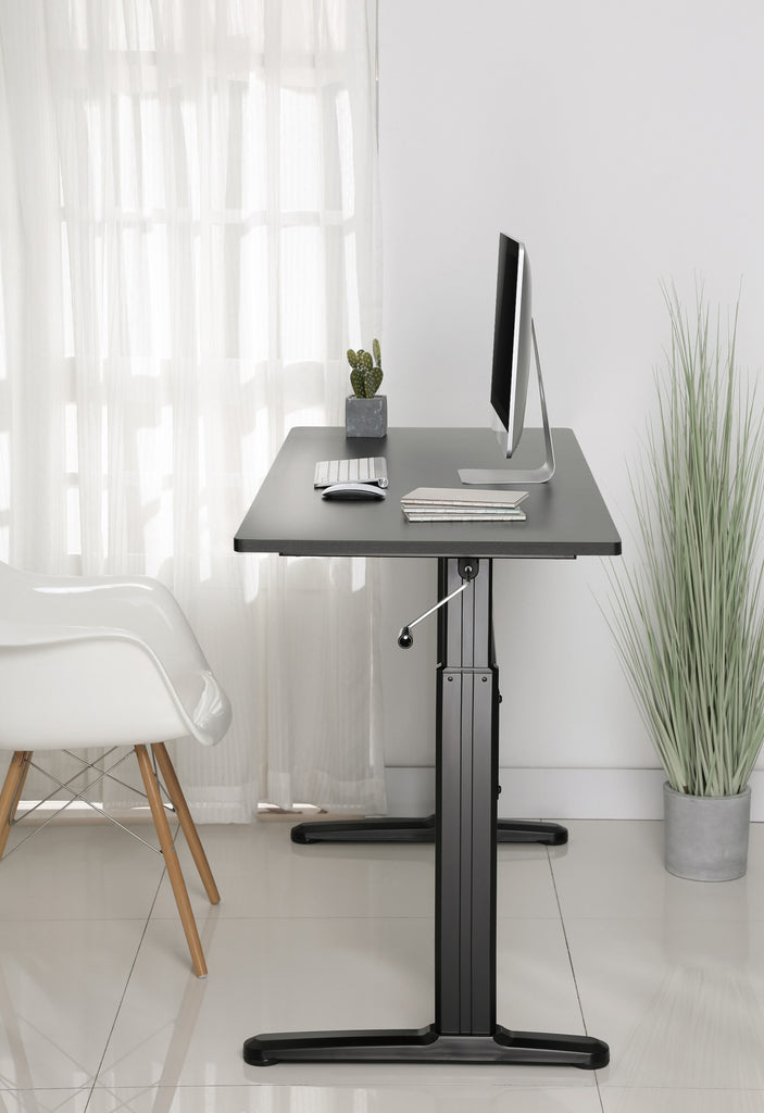 Manual  Premium Height-Adjustable Standing Desk (2 Stage) with Table- –  ErgoYou Online
