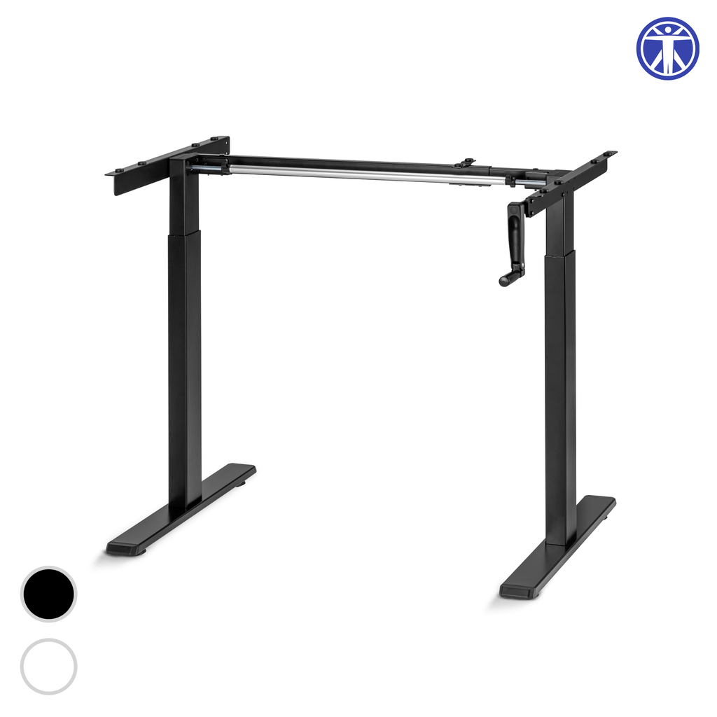 Manual HeightAdjustable Standing Desk Frame (2 Stage) M8 Series